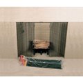 Integra Miltex Masewa Metal Net Co.  Ltd  48 Inch  x 18 Inch  Hanging Fireplace Spark Screen  Rod Not Included 61076